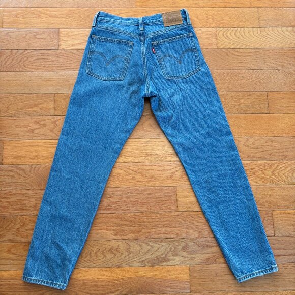 NWT Levi's Premium Wedgie Icon Jeans‎ Size 26 Straight High Rise Button Fly - Picture 2 of 8